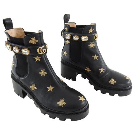 gucci boots with stars and bees|gucci sneakers with stars.